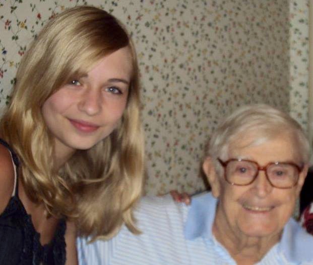 This is a photo of my grandpa and I celebrating his 80th birthday on July 6, 2010.